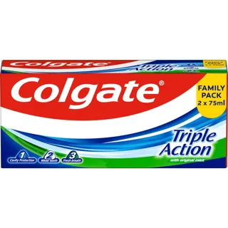 Pasta za zube Colgate triple act 2x75ml