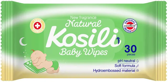 Vlazne maramice 30/1 KOSILI baby Natural 24 LOMAX