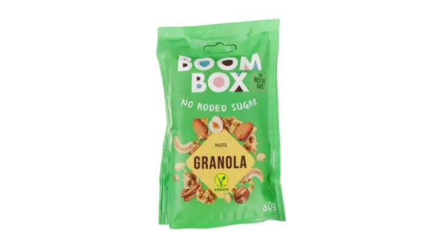 Boom Box ovsena granola oras. plodovi 60g #16 BOOM BOX
