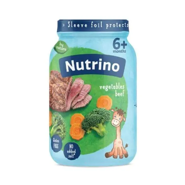 Kasica povrce sa junetinom Nutrino 190g Nutrino