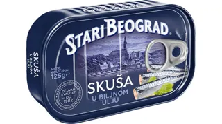 SKUSA STARI BEOGRAD U BILJNOM ULJU 125gr
