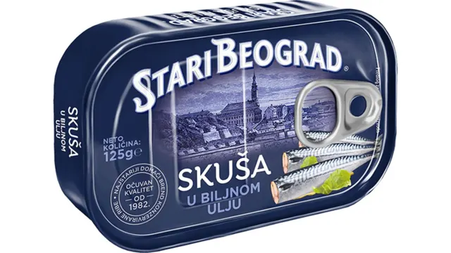 SKUSA STARI BEOGRAD U BILJNOM ULJU 125gr TGK