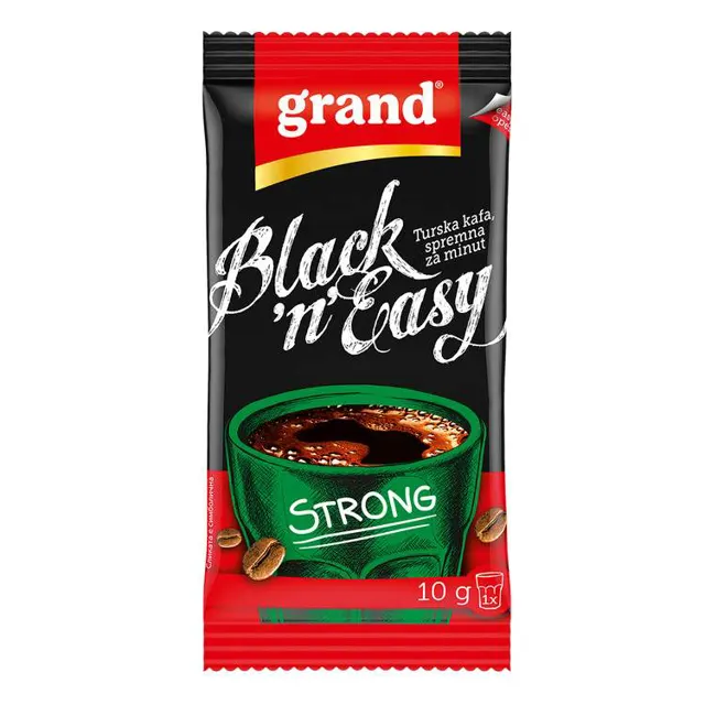 Kafa mlev.Black'n'Easy Strong Grand 10g Grand