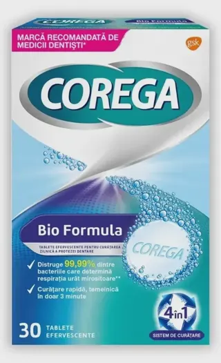 TABLETE COREGA TABS BIO 30S