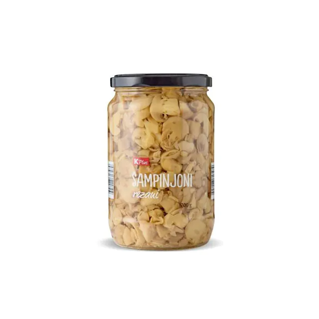 ŠAMPINJONI SECKANI 700G K PLUS K PLUS