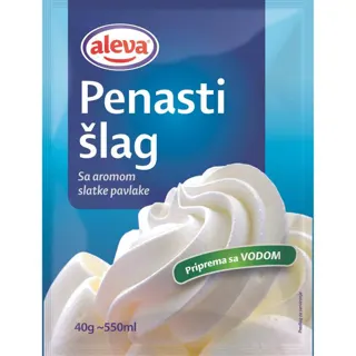 slag pena 40g priprema sa vodom aleva