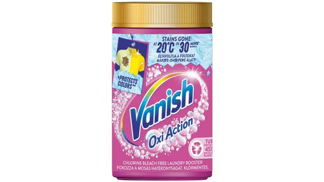 SREDSTVO ZA OTKLANJANJE FLEKA U PRAŠKU VANISH OXI ACTION WHITE 970GR RB VANISH