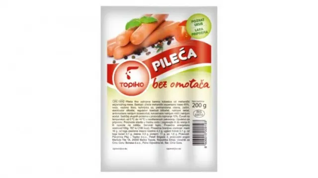 USITNJENA KOBASICA PERUTNINA TOPIKO PILEĆA BEZ OMOTACA 200G PERUTNINA PP PROGRAM