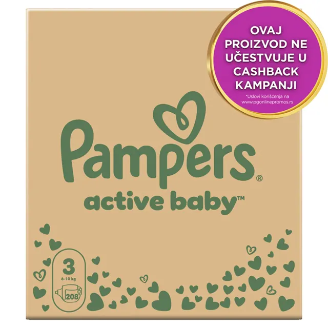 Pelene ML MSB S3 (208) Pampers Pampers