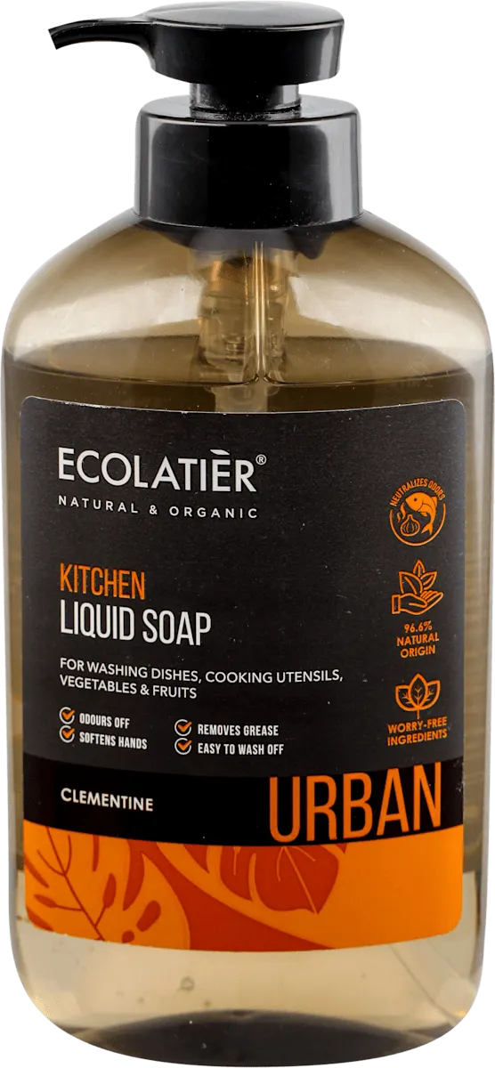 ECOLATIER CLEMENTINE Ku.t.sapun 600ml OS ECOLATIER