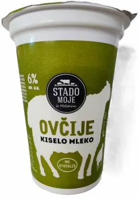 MLEKO KIS OVCIJE 6% 380G STADO MOJE Stado moje