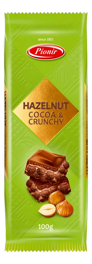 CRUNCHY LESNIK COCOA 100g PIONIR