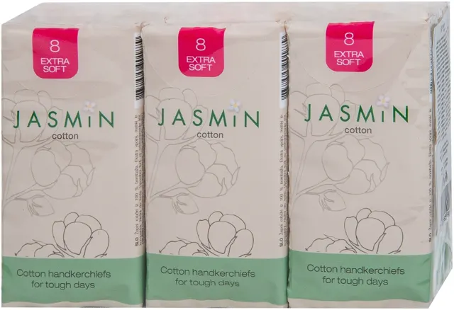 JASMIN cotton pamučne maramice 6/1 JASMIN