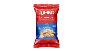 Badem przeni,oljusteni slani Jumbo75g
