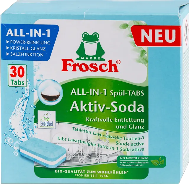 Frosch Aktiv-Soda tablete za sudove 30/1 30 kom Frosch