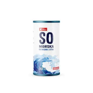 SO MORSKA RAFINISANA 350G K PLUS