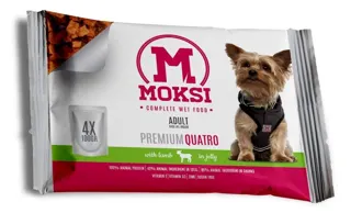 Preliv za pse jagnjet.zele Moksi 4x100g