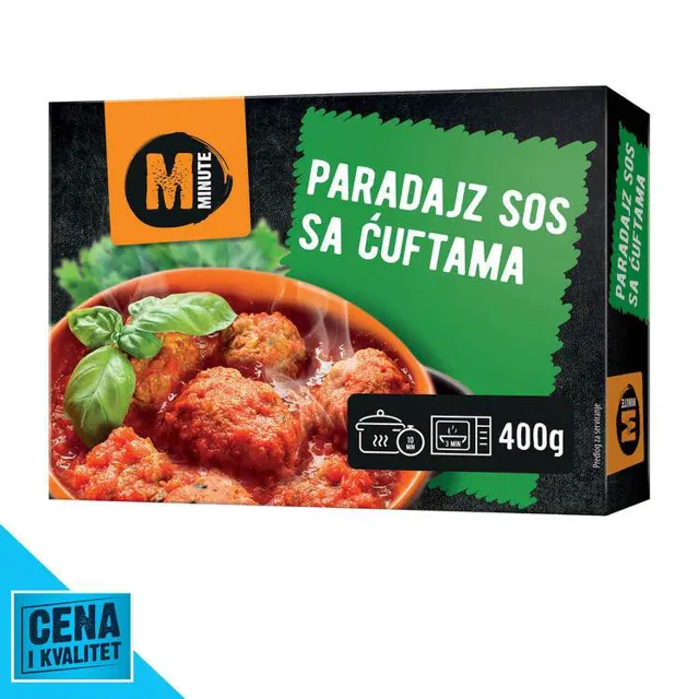 PARADAJZ SOS SA ĆUFTAMA 400G MINUTE MINUTE
