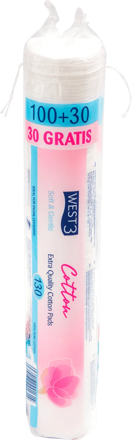 WEST3 Cotton tuferi 100+30kom West 3