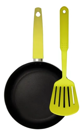 Tiganj 24cm duboki sa SPATULOM Texell Avocado TPA-D24 CTC