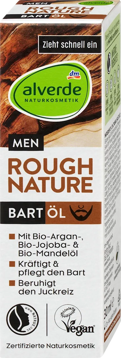 alverde MEN ulje/bradu Rough Nature 30ml alverde MEN