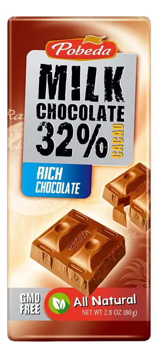 COKOLADA MLECNA POBEDA 32% KAKAO 80gr