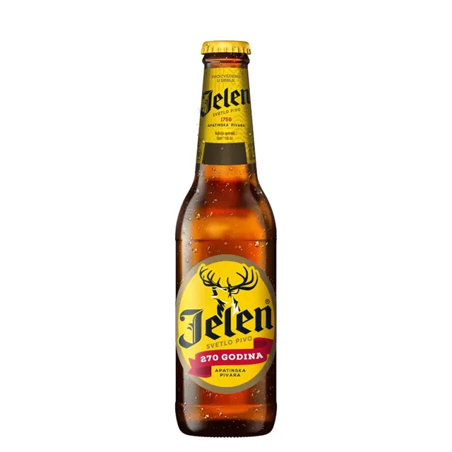 pivo jelen 24x0,33l shr ow retro 388,129 apatinska JELEN
