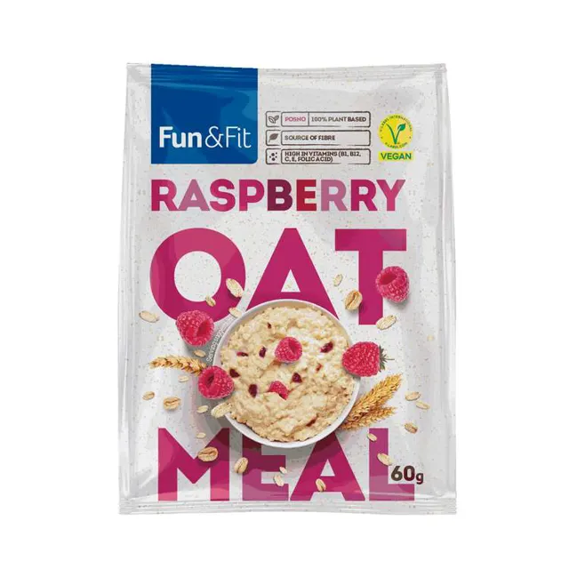 Ovsena kasa malina Fun&Fit 60g Fun&Fit
