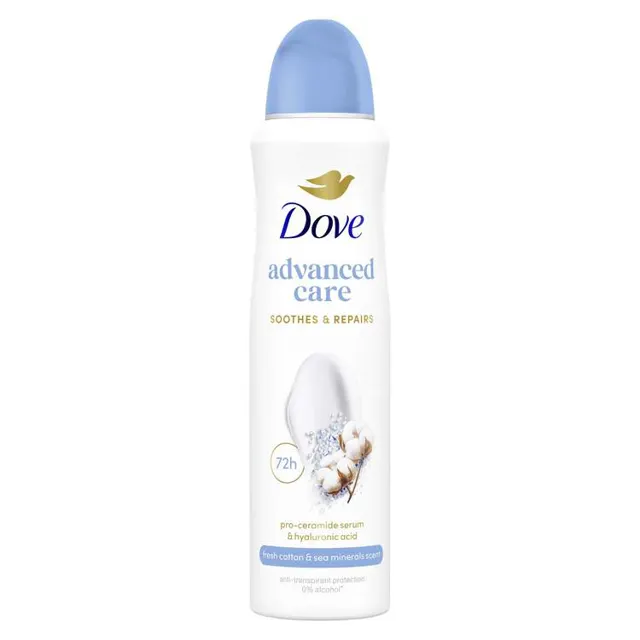 Dove deo sprej AC cotton&sea miner.150ml Dove