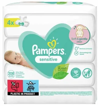 Pampers sensitive vlažne maramice 4x52/1