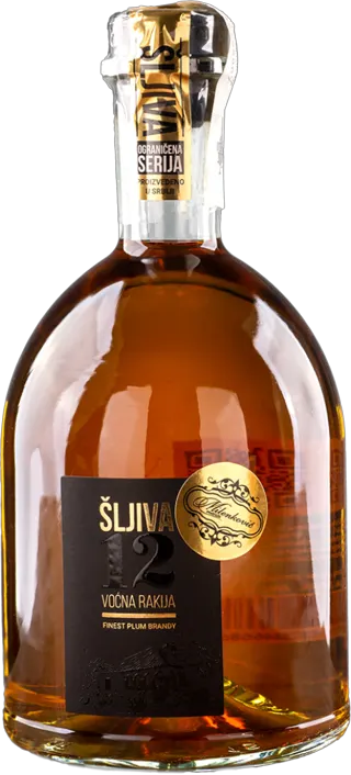 Rakija Sljiva 12god Milenkovic 0,75l