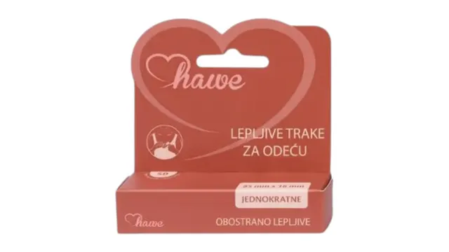 hawe dvostrane lepljive trake/odeću 50/1 hawe