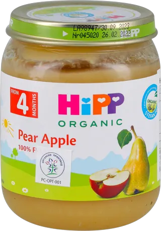Hipp jabuka sa kruskom 125g 4M+ Mercata VT