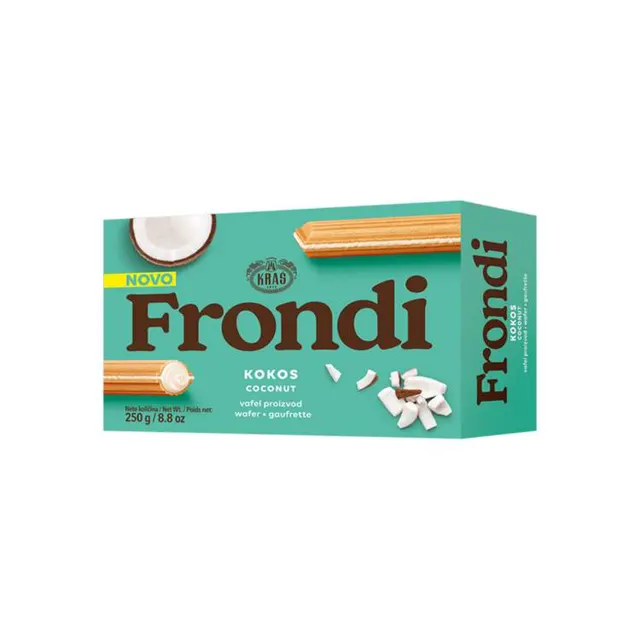 Vafl kokos Frondi 250g Kras