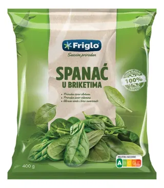 FRIGLO SPANAC u briketima 400G