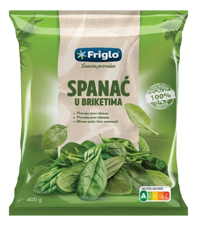 FRIGLO SPANAC u briketima 400G FRIGLO