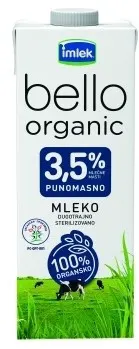BELLO ORGANIC UHT MLEKO 3.5% 1L BELLO