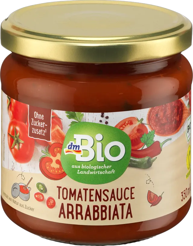 dmBio paradajz sos Arrabiata 350ml dmBio