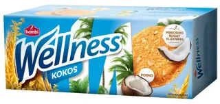 Wellness integralni keks kokos 210g