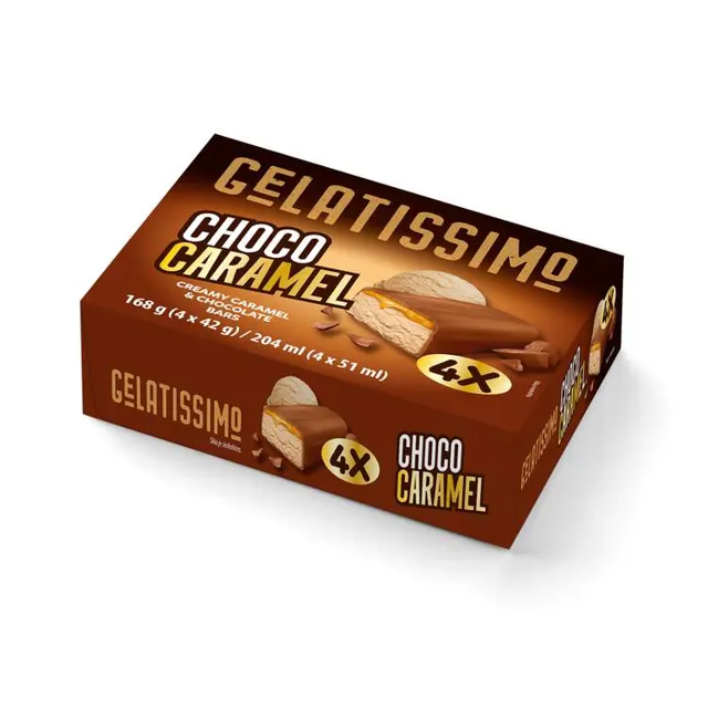 SLADOLED KARAMEL BAR 4X51ML GELATIS GELATISSIMO