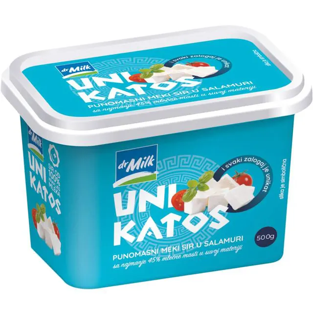 SIR UNIKATOS PUNOMASNI MEKI U SALAMURI 500/450gr DR MILK DR MILK-MLEKARA UB