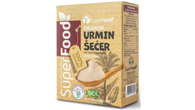 SuperFood ORGANSKI URMIN ŠEĆER 150g SUPERFOOD