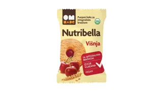 OM MADE Nutribella keks sa višnjom 50g