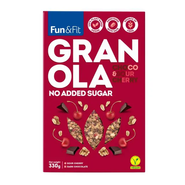 Granola coko visnja 330g Fun&Fit