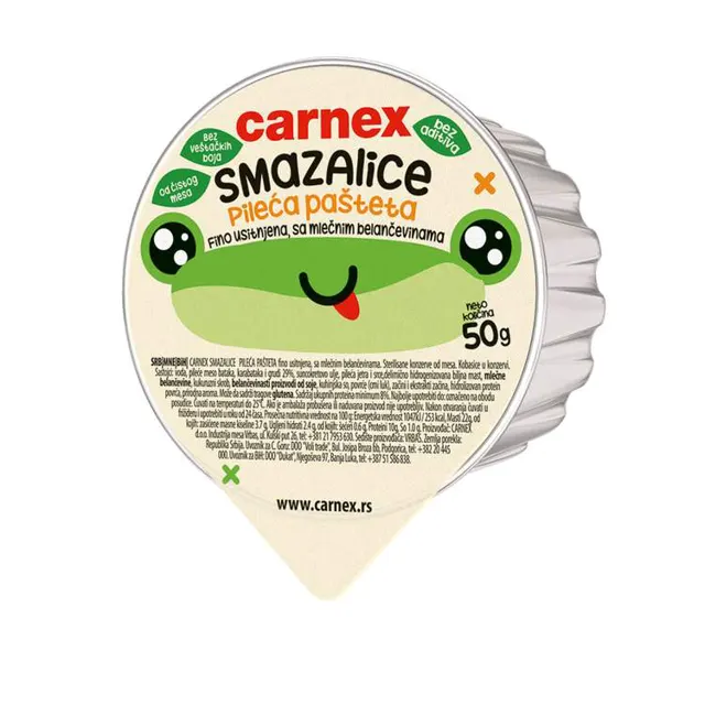 Pileca pasteta Smazalica Carnex 50g Carnex