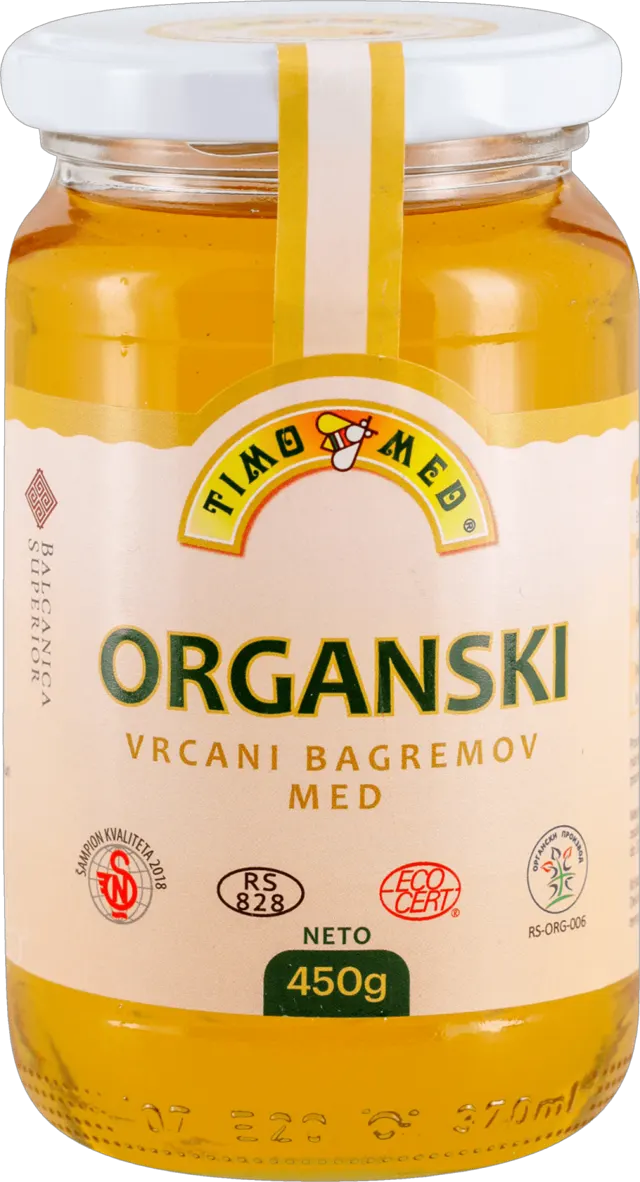 Timo Med bagremov med org. 450g Timo Med