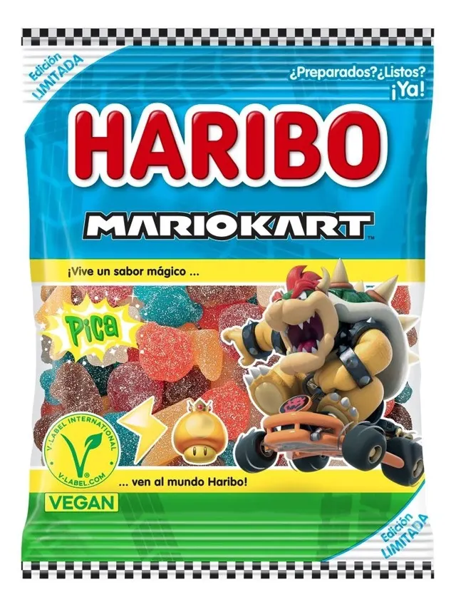 GUMENE BOMBONE HARIBO MARIOKART SOUR VEGAN 80G PL