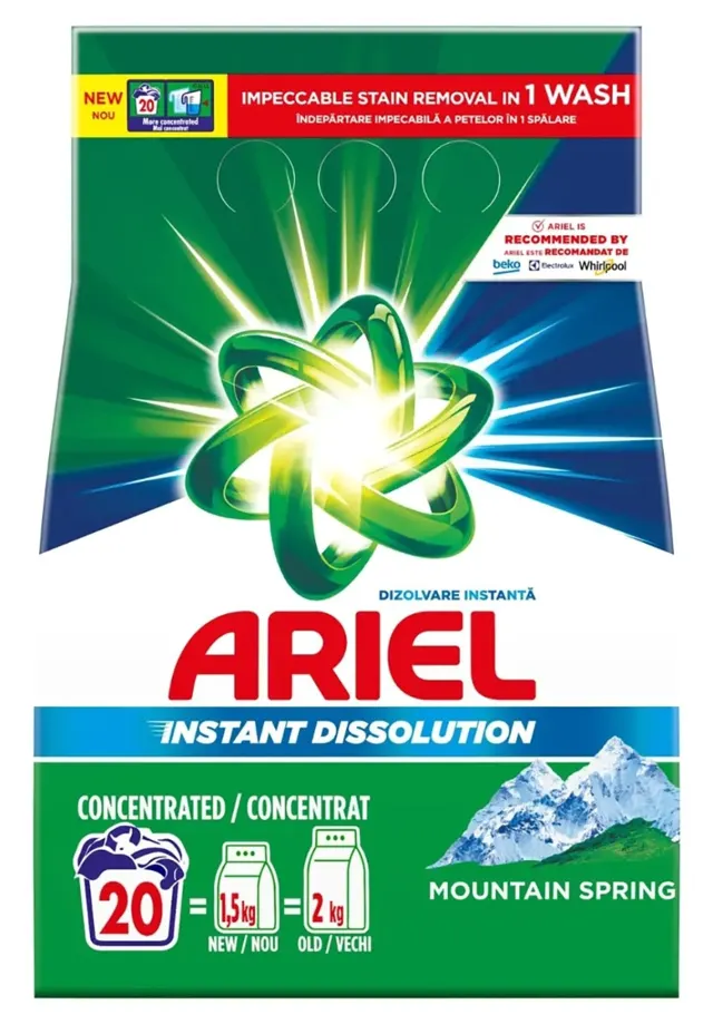 ARIEL MOUNTAIN SP. prašak za veš 1,5kg ARIEL