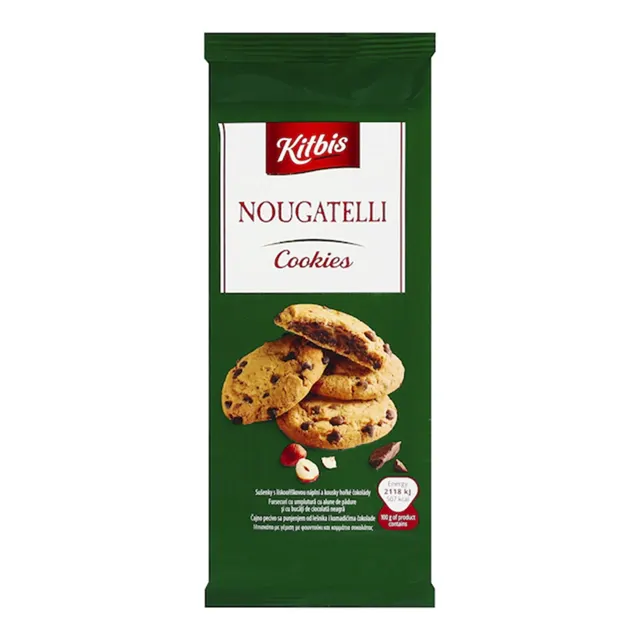 Cookies nougatelli Kitbis 200g Kitbis