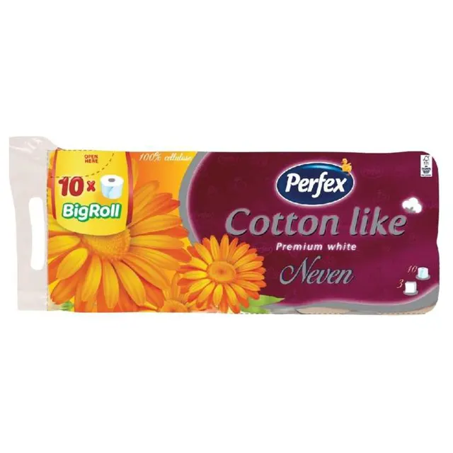 TP PERFEX COTTON PREMIUM WHITE NEVEN 10/1 3sl 10 kom PERFEX